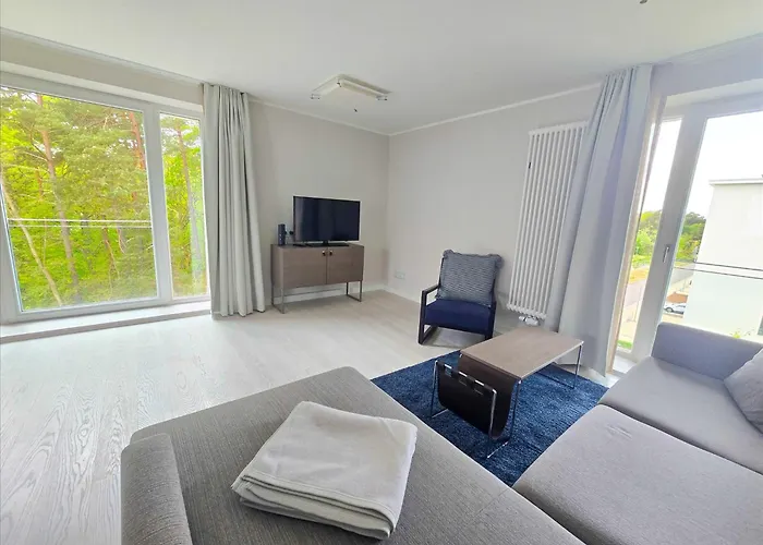 Duenenresidenz Prora - Attraktive 'strandlust' Mit 1 Schlafzimmer Zur Sonnenseite Np415 *